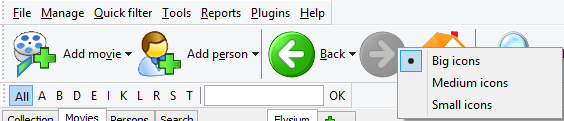 Change size of toolbar icons